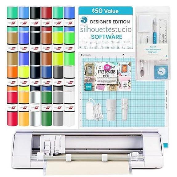 Silhouette Cameo 5 Alpha Cutting Machine Starter Bundle