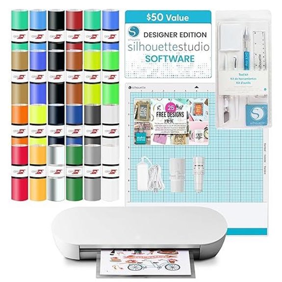 Silhouette Portrait 4 Vinyl Cutter Starter Bundle