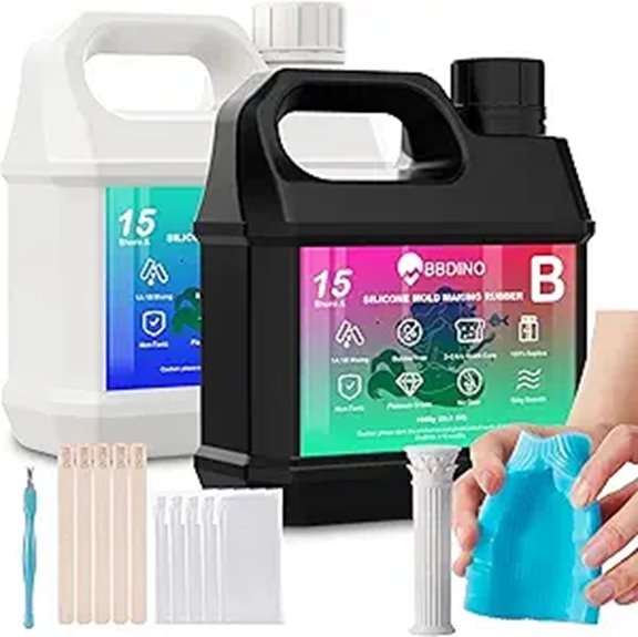 BBDINO Shore 15A Silicone Mold Kit with Tools