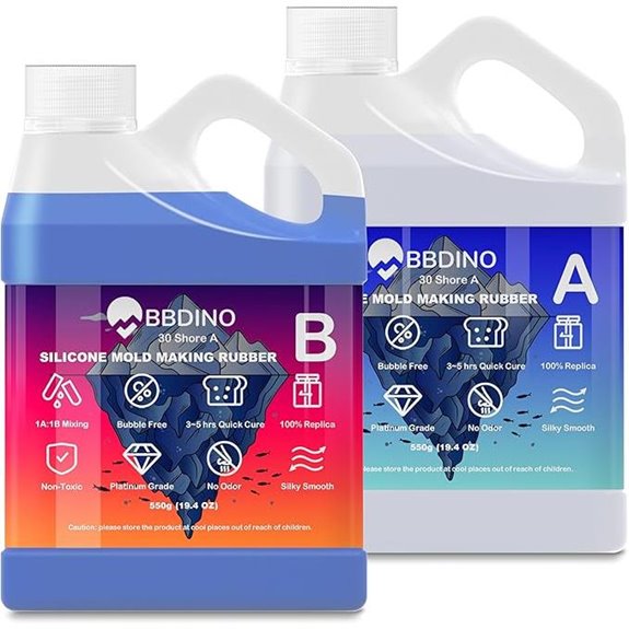BBDINO Silicone Mold Making Kit (38.8 OZ)