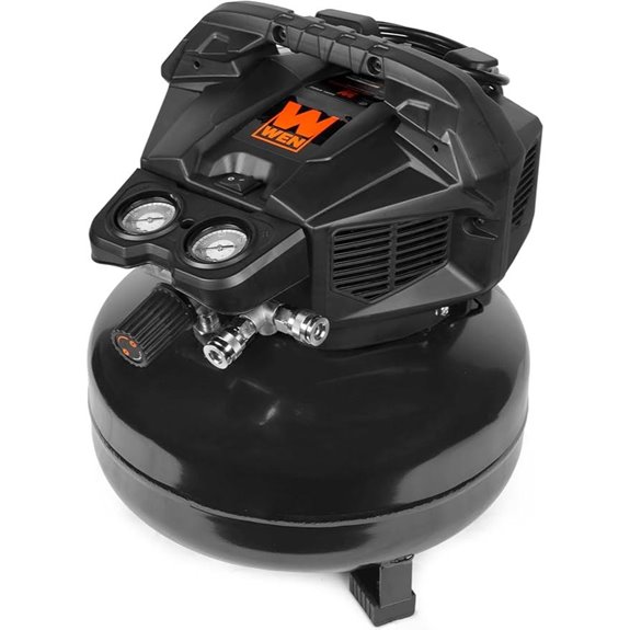 WEN Air Compressor 6-Gallon Oil-Free Pancake Style (AP6092)