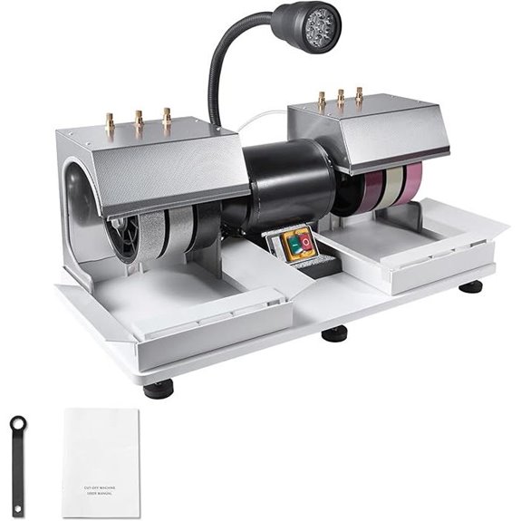 Happybuy 6 Gem Cabbing Machine with Water Pump