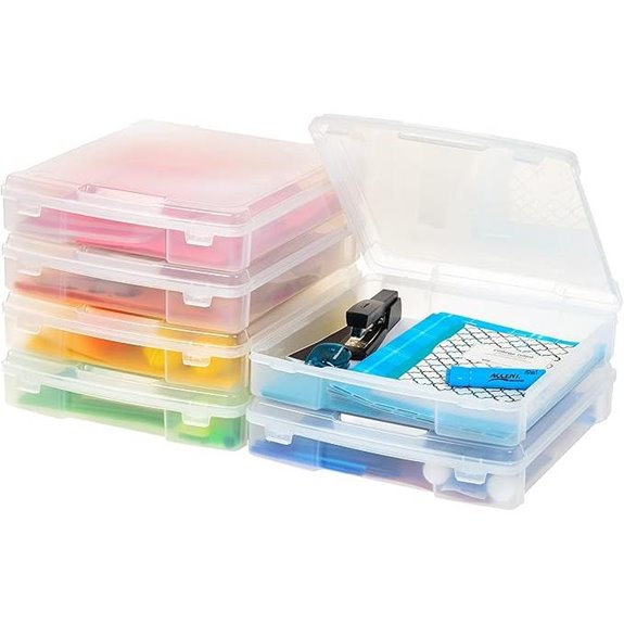 IRIS 12x12 Scrapbook Paper Storage Cases (6-Pack)