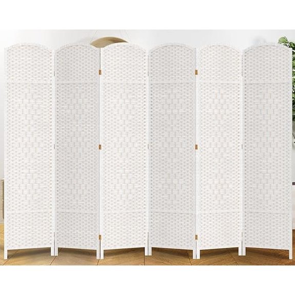 Duraspace 6-Panel Freestanding Privacy Room Divider