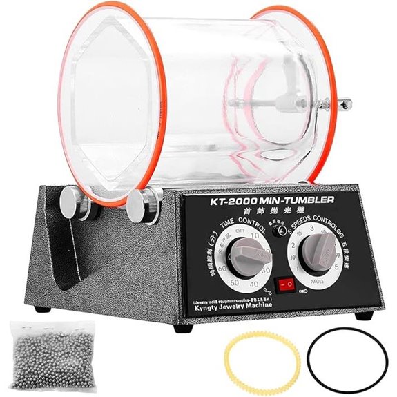 Mini Jewelry Polisher Tumbler 5kg/11lbs Capacity