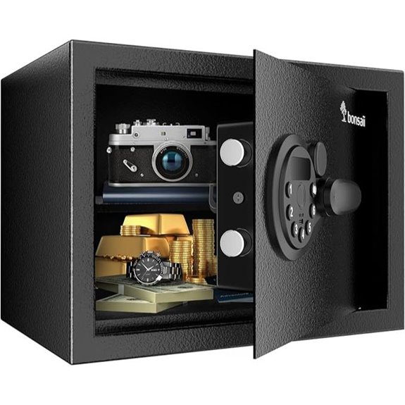 Bonsaii 0.6 Cu Ft Electronic Safe with Shelf