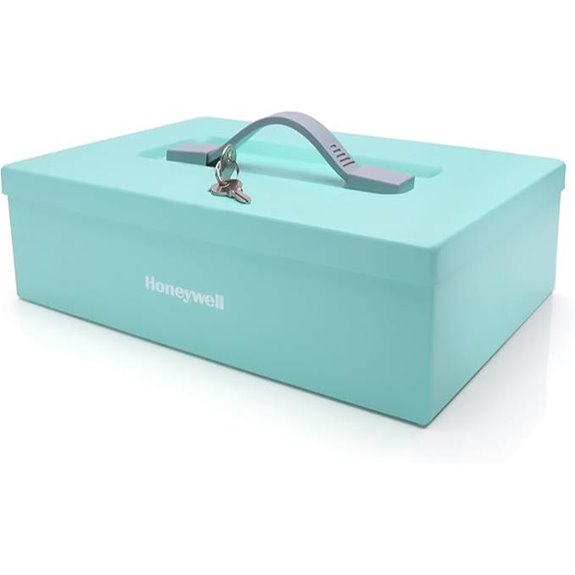 Honeywell Small Fire-Resistant Safe Box with Keys