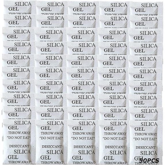 50PCS 5g Silica Gel Packets for Moisture Absorption