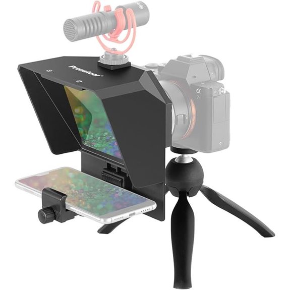 AMBITFUL 7.5 Teleprompter with Tripod for Smartphones