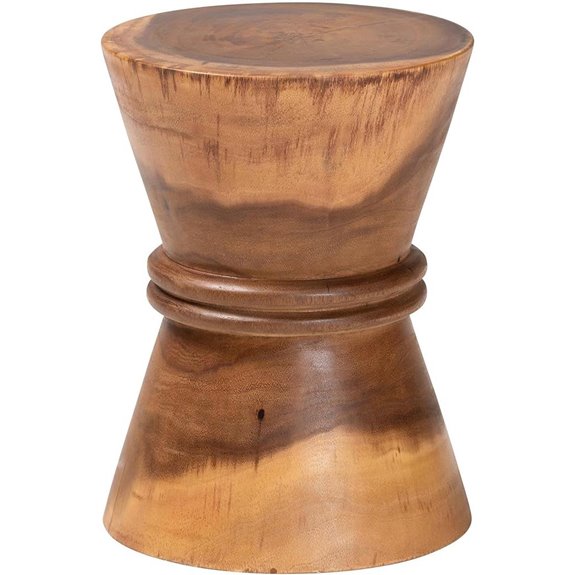 Bali & Pari Samira Solid Suar Wood Side Table