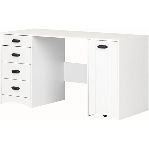 South Shore Craft Table with Storage and Scratchproof Surface