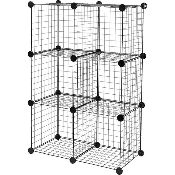 Amazon Basics Stackable Wire Storage Shelves