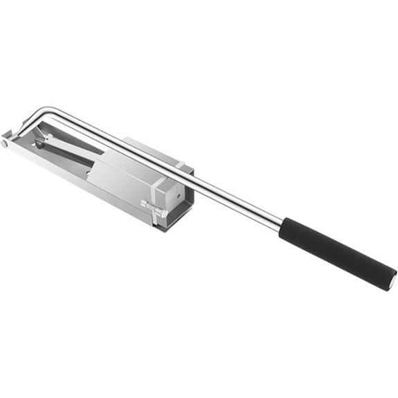 Stainless Steel Clay Extruder with 4 Molds and Wall Mount