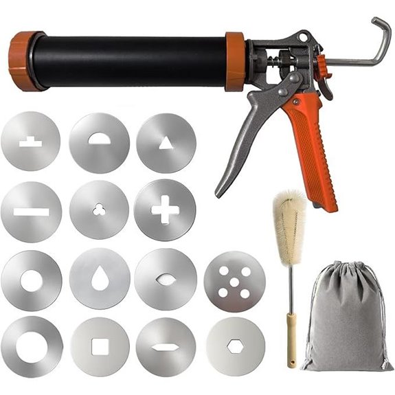 Medonala Stainless Steel Clay Extruder with 14 Plates