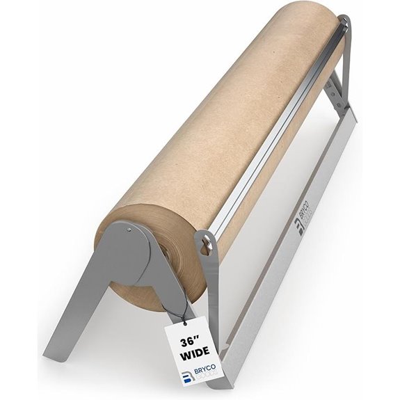 Bryco Goods 36-Inch Steel Paper Roll Dispenser & Cutter