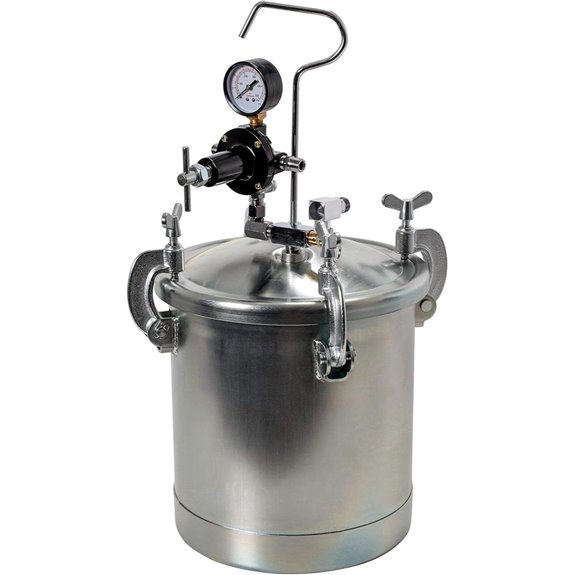 TCP Global 2.5 Gallon Steel Pressure Paint Tank