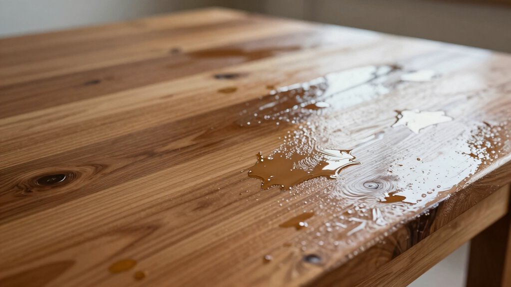 sticky finish persists days