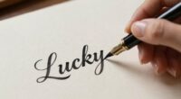 stylish tips for lucky lettering