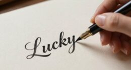stylish tips for lucky lettering