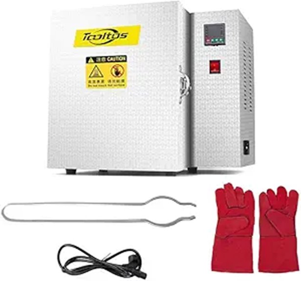 Table Top Burnout Furnace Oven Machine 1500W