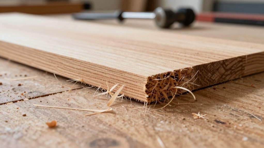 tearout causes fuzzy cuts