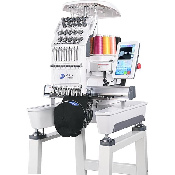 FUJA 10-Needle Embroidery Machine with Touch Screen
