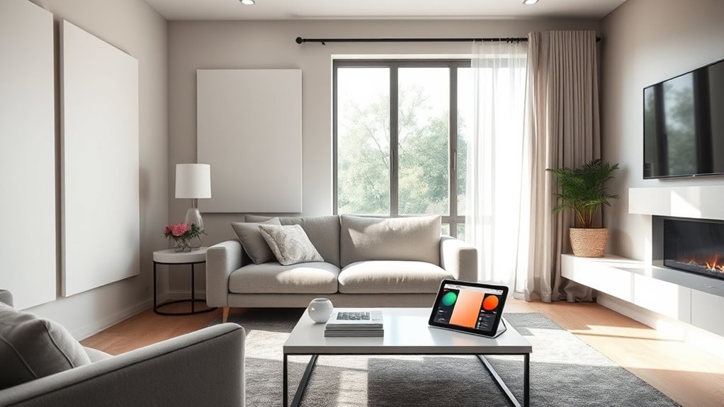 test paint samples in various lighting