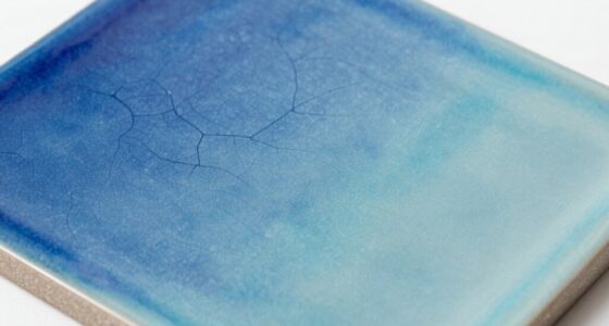 test tiles reveal glaze shifts