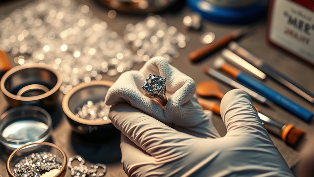 thorough jewelry cleaning routine