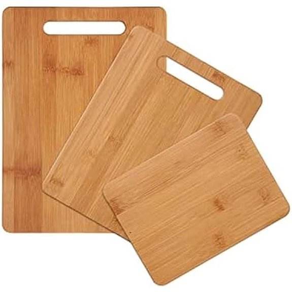 Farberware 3-Piece Reversible Wooden Cutting Boards Set