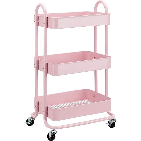 Amazon Basics 3-Tier Rolling Utility Cart