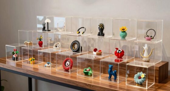 top acrylic display cases