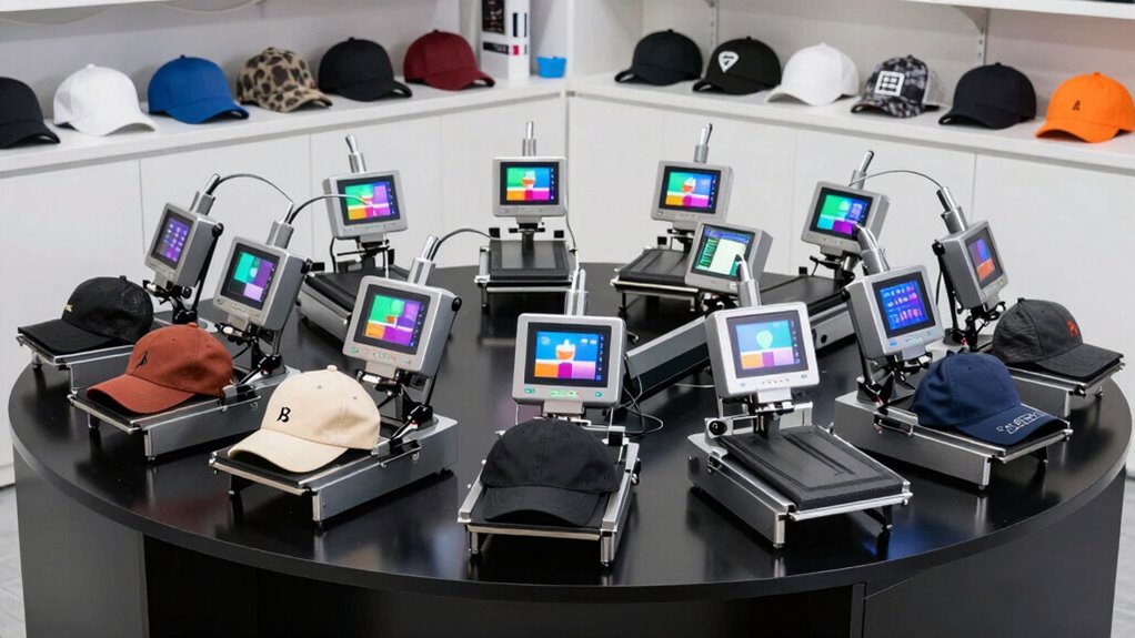 top cap heat press machines