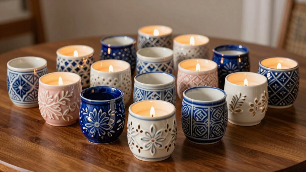 top ceramic candle holder sets