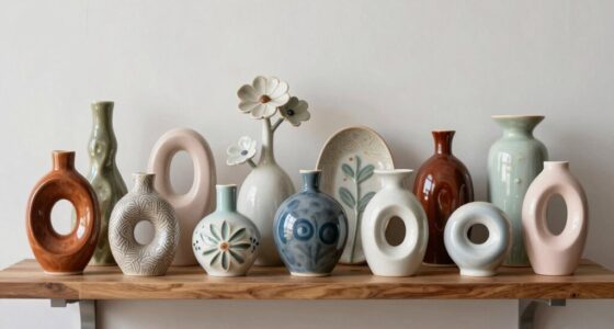top ceramic shelf decor