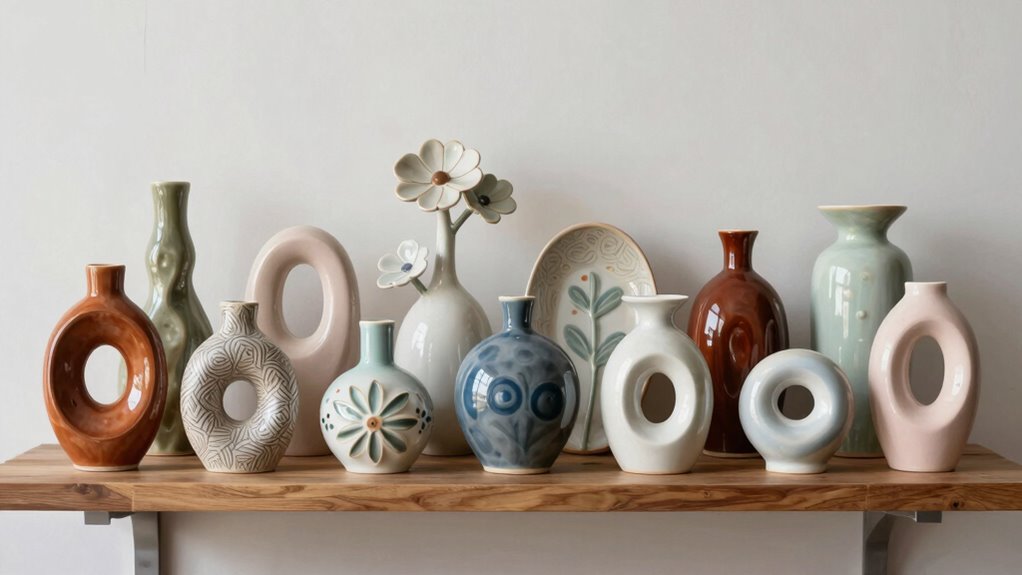 top ceramic shelf decor