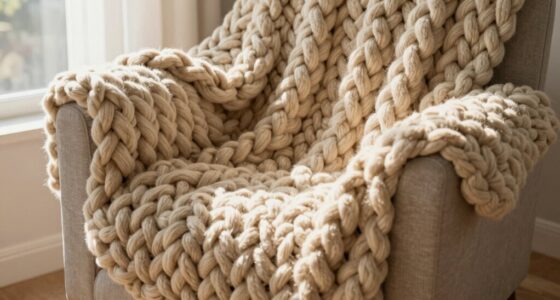 top chunky knit throws