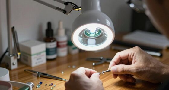 top clamp magnifying lamps