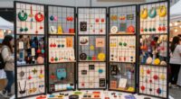 top craft booth grid panels