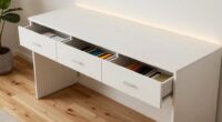top craft desks with storage