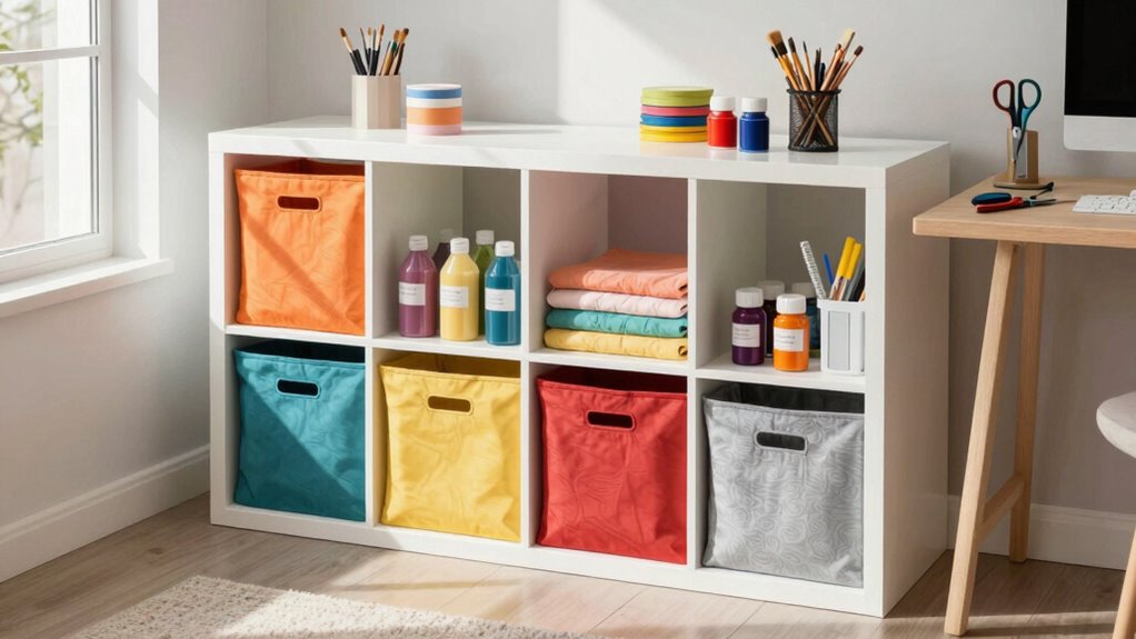 top cube shelves for crafting