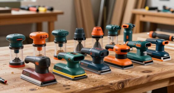 top dust collection orbit sanders