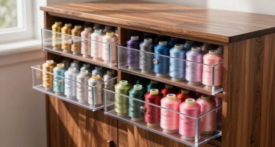 top embroidery thread storage