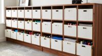 top fabric storage cabinets