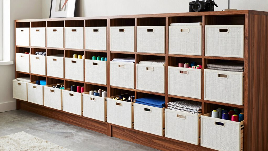 top fabric storage cabinets