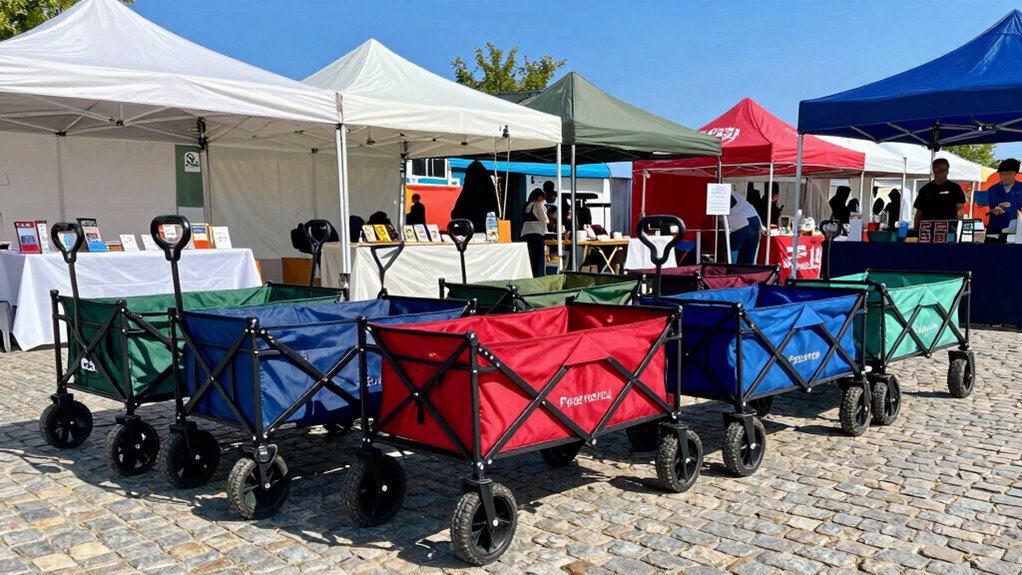 top folding wagon carts