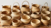 top handwoven seagrass baskets