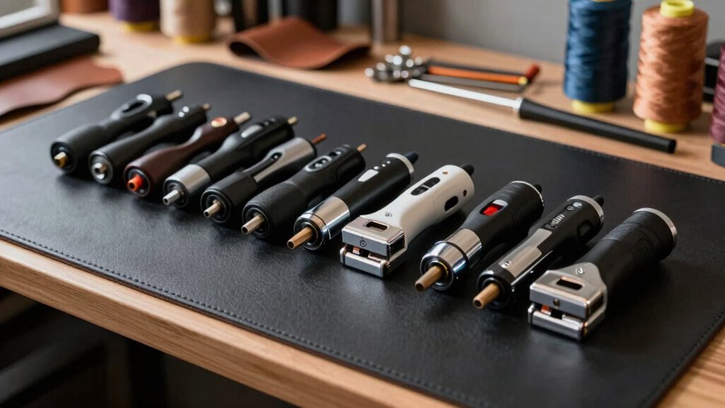 top leather edge burnishers