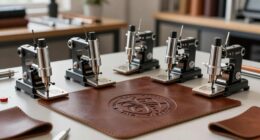 top leather logo embossers