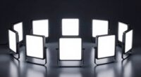 top led panel photography